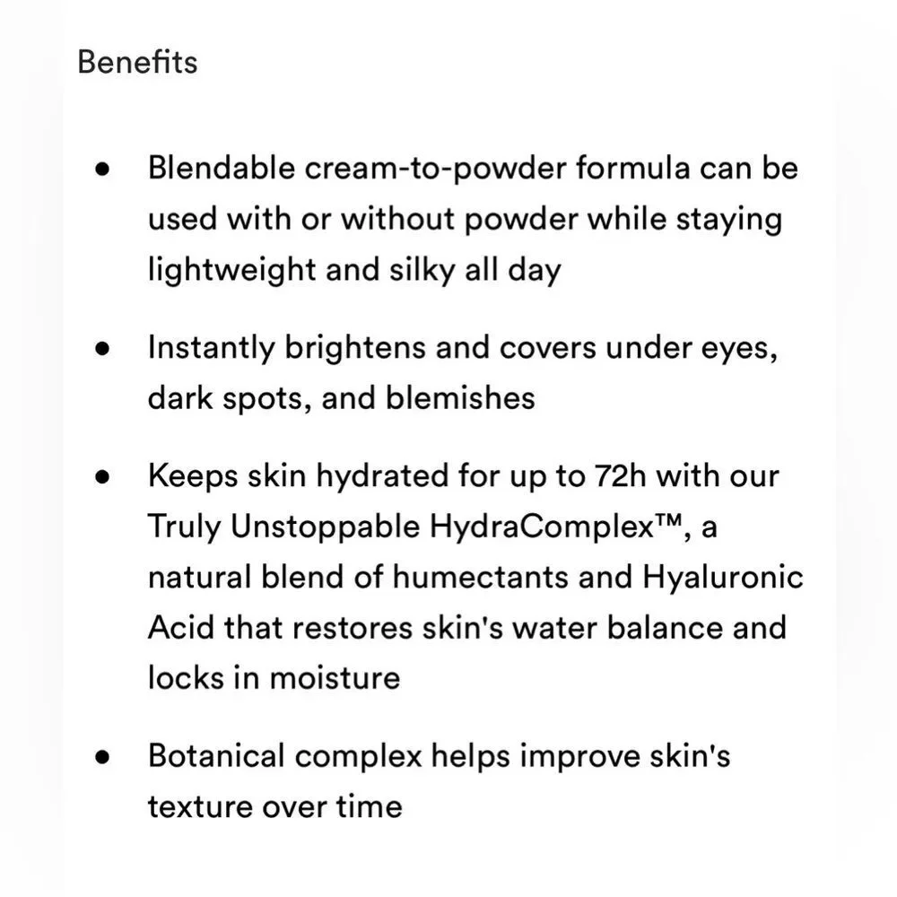 WYN BEAUTY Nothing To See Soft Matte Creamy Concealer Color 510 RISE